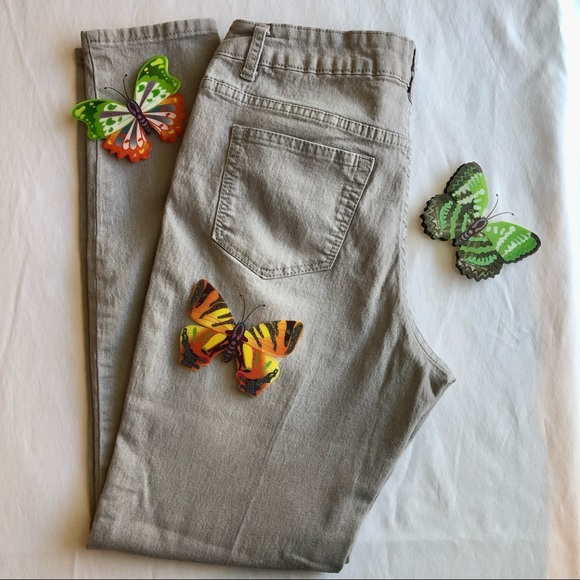 R1893 Gray Jeggings, High Rise, Size 10, EUC, pet/smoke free home - Picture 1 of 10